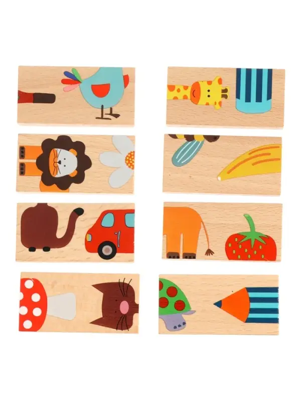 Обучающая игра "Домино половинки"