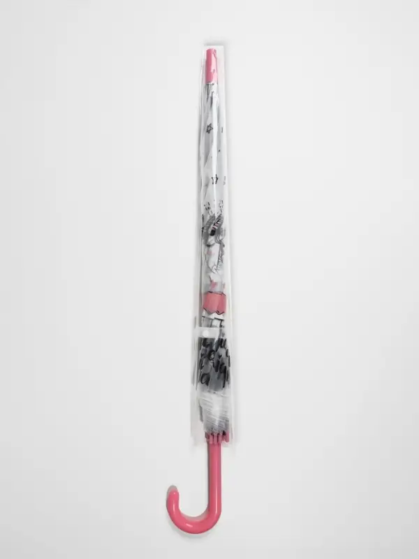 Зонт - трость детский &laquo;Единорог&raquo;, полуавтоматический, 8 спиц, R=47/55 см, d=94 см, белый