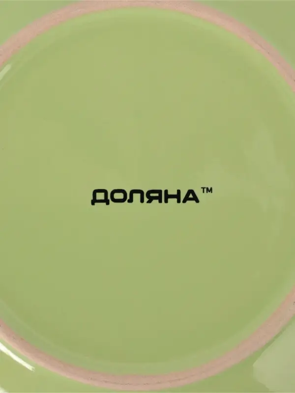 Тарелка десертная Доляна &laquo;Пастель&raquo;, d=19 см, керамика, зелёная