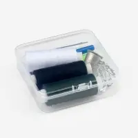 Швейный набор, 31 предмет, в боксе, 7.5&times;7.5&times;2.5 см