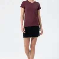 Футболка женская Regent Fit Women бордовый меланж, размер S