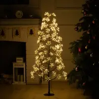 Светодиодный куст &laquo;Ель&raquo; 1.2 м, 900 LED, 31 В, свечение тёплое белое