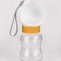 Поилка прогулочная, 585 мл, жёлтая