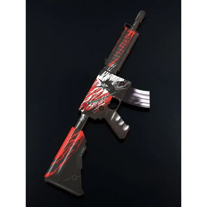 Сувенирный деревянный автомат М4А4 «Самурай», ВБ, 68 см Сувенирный деревянный автомат М4А4 «Самурай», ВБ, 68 см