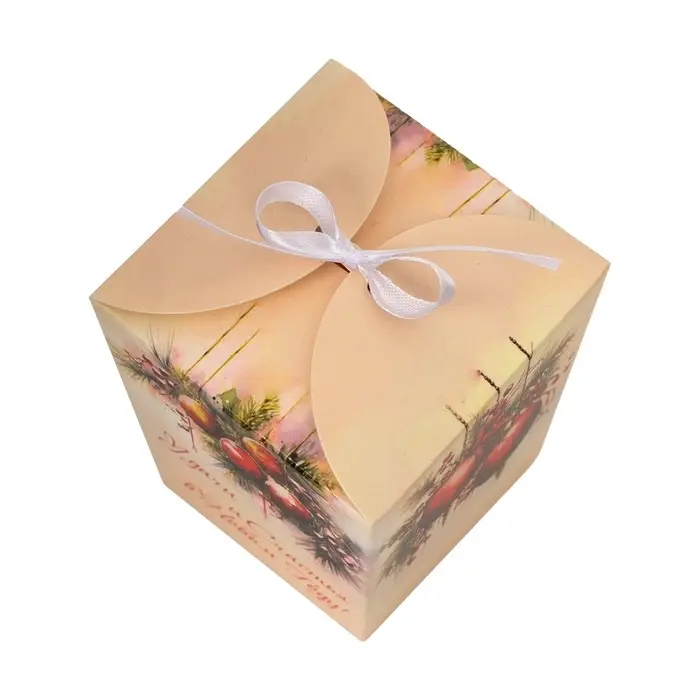 Бонбоньерка, новогодняя подарочная упаковка «Удачи и счастья в Новом Году», 7.5×8×7.5 см Бонбоньерка, новогодняя подарочная упаковка «Удачи и счастья в Новом Году», 7.5×8×7.5 см