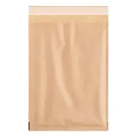 Крафт-конверт с воздушно-пузырьковой плёнкой Calligrata, 18&times;26 см, бежевый