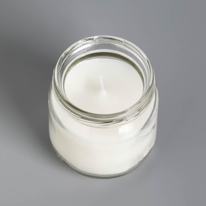 Свеча ароматическая в банке  Свеча ароматическая в банке "Кокосовый рай"