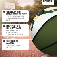 Баскетбольный мяч ONLYTOP DINOZAUR, клееный, 8 панелей, р. 3, резина, резиновая камера