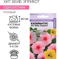 Семена цветов Катарантус &laquo;Хит Вейв Эприкот&raquo;, 5 шт., однолетник, &laquo;Семена Алтая&raquo;