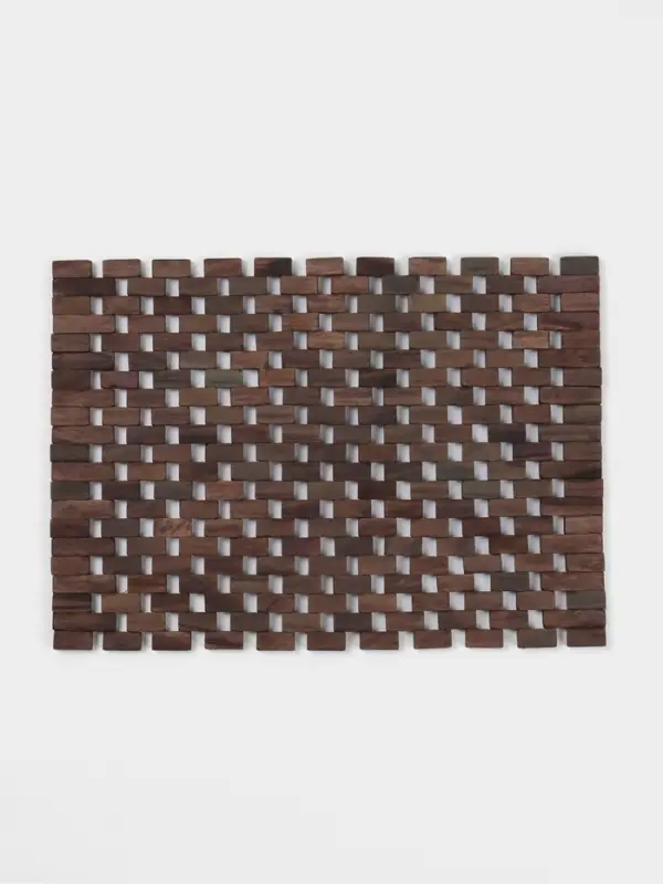 Коврик из тикового дерева, 40&times;30&times;0.7 см