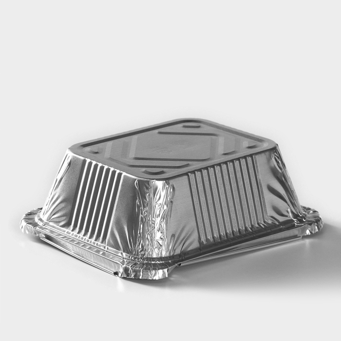 Набор форм из фольги для выпечки и запекания Доляна, 490 мл, 15&times;12,5&times;5,5 см, 3 шт