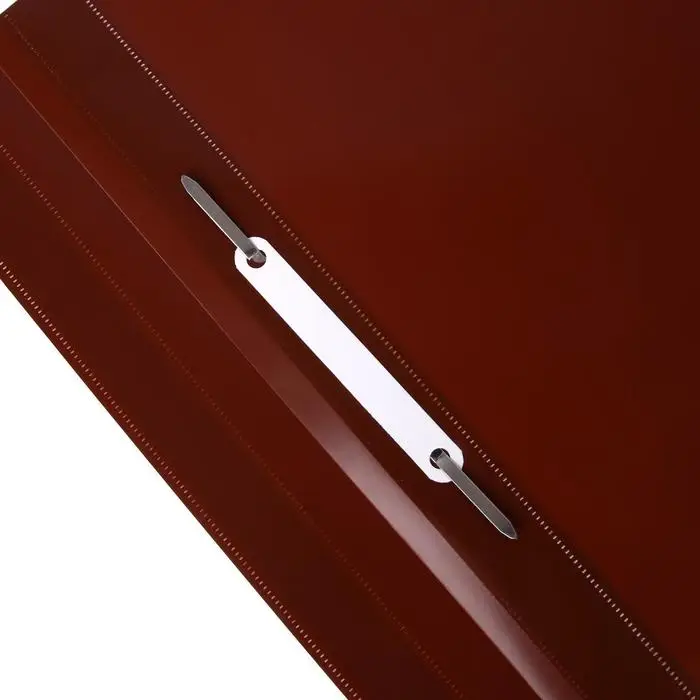 Папка-скоросшиватель Calligrata, А4, 120 мкм, коричневая, прозрачный верх Папка-скоросшиватель Calligrata, А4, 120 мкм, коричневая, прозрачный верх