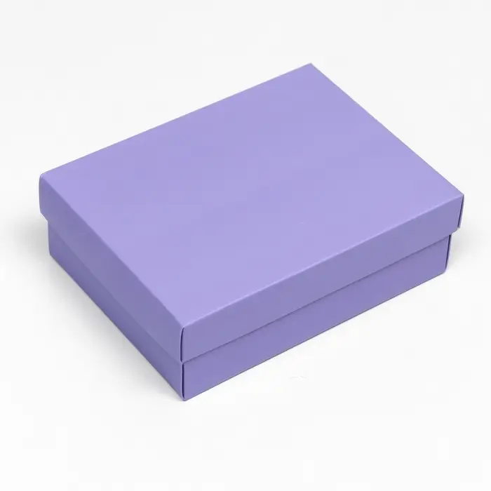 Коробка подарочная складная, упаковка, крышка - дно, сиреневая, 16.5×12.5×5.2 см Коробка подарочная складная, упаковка, крышка - дно, сиреневая, 16.5×12.5×5.2 см
