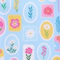 Пакет подарочный ламинированный "Цветы в рамке" 26 х 12 х 32 см