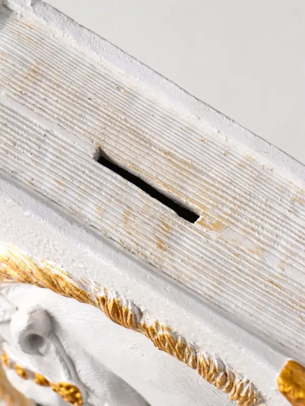 Копилка (гипс) Книга Лошадь  Высота 21 см, ширина 7,5 см, длина 16,5 см, белый