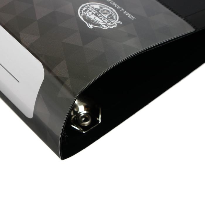 Папка на 4 кольцах А4, Calligrata, 40 мм, 700 мкм, внутренний карман, карман на корешок, черная Папка на 4 кольцах А4, Calligrata, 40 мм, 700 мкм, внутренний карман, карман на корешок, черная