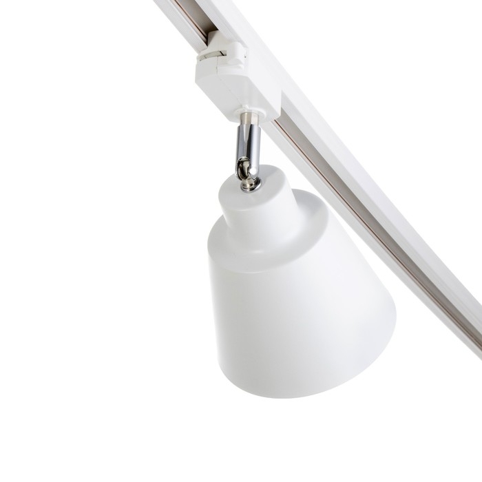 Светильник трековый Светильник трековый "Цилиндр" Е27 40Вт белый 17х12х18см