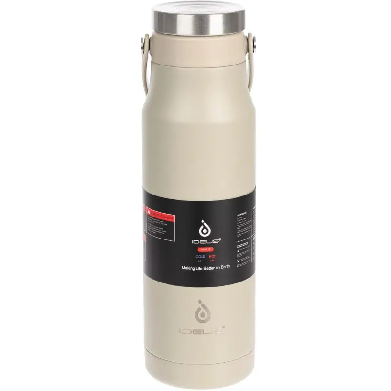 Термобутылка Tateyama, серо-бежевая Термобутылка Tateyama, серо-бежевая