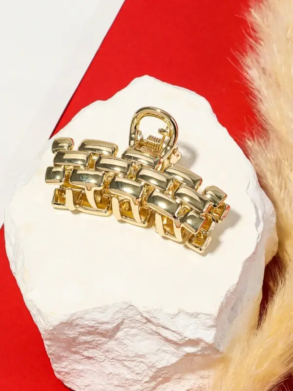 Крабик для волос &laquo;Раон&raquo;, 5 см, золотистый