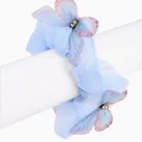 Резинка для волос «Бабочки» голубая, Холодное сердце Резинка для волос «Бабочки» голубая, Холодное сердце