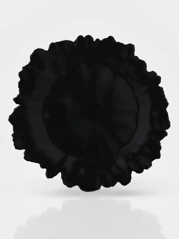 Тарелка подстановочная "Сияние", 33х3 см, черная