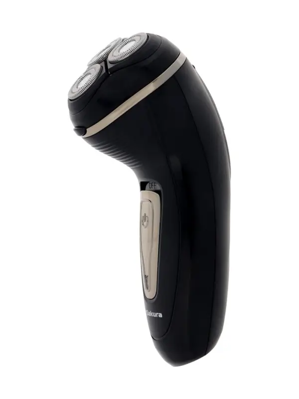 Электробритва Sakura SA-5417BK, роторная, 3 головик, триммер, чёрная Электробритва Sakura SA-5417BK, роторная, 3 головик, триммер, чёрная