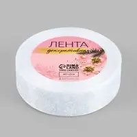 Лента капроновая &laquo;Снежинки&raquo;, 25 мм, 23&plusmn;1 м, белая