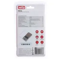 Весы портативные электронные тм VETTA, ЖК-дисплей, макс. нагр. 500гр, 2xААА