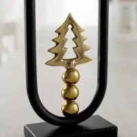 Подсвечник новогодний &laquo;Ёлочка&raquo;, 33 см, металл
