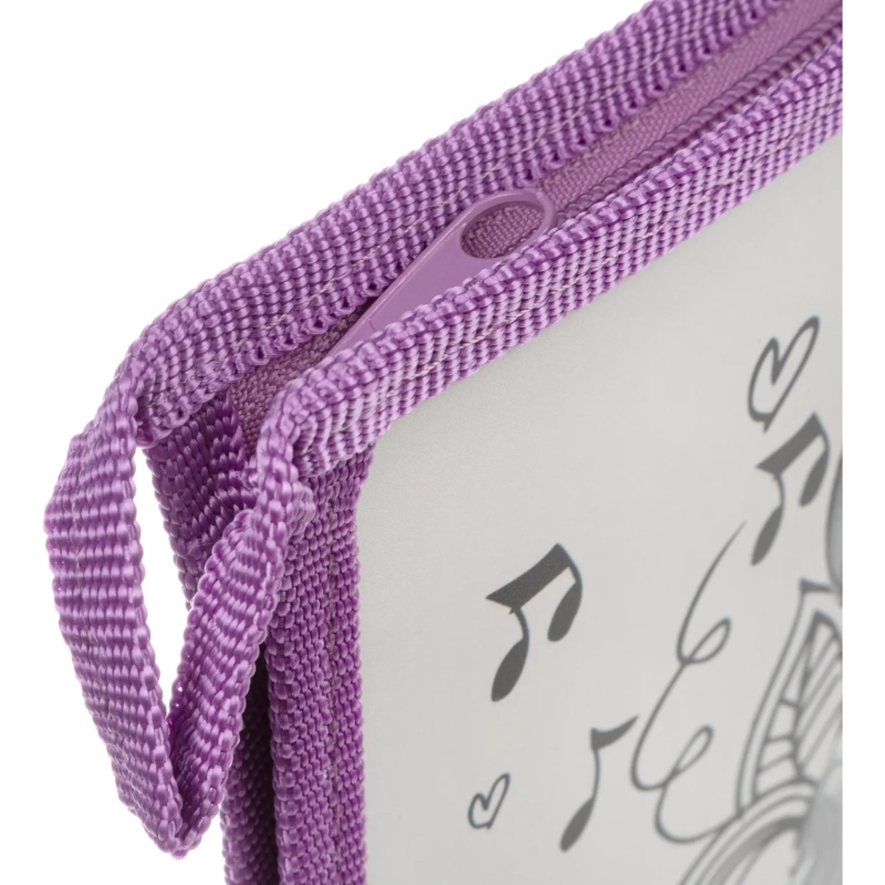 Папка для тетрадей Шиншилла А4 на молнии с ручками,пластик,45мм,88443