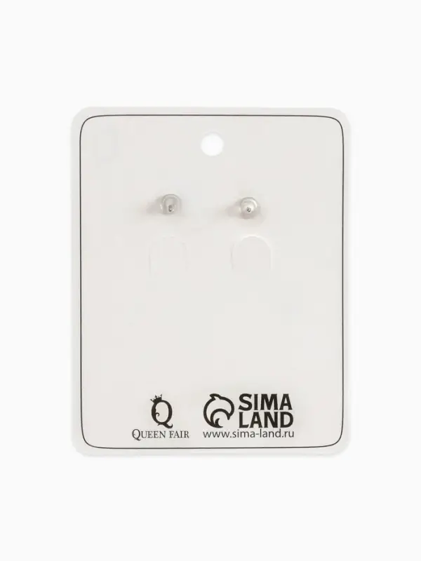 Серьги металл &laquo;Цепочки&raquo;, шарики, цвет серебро