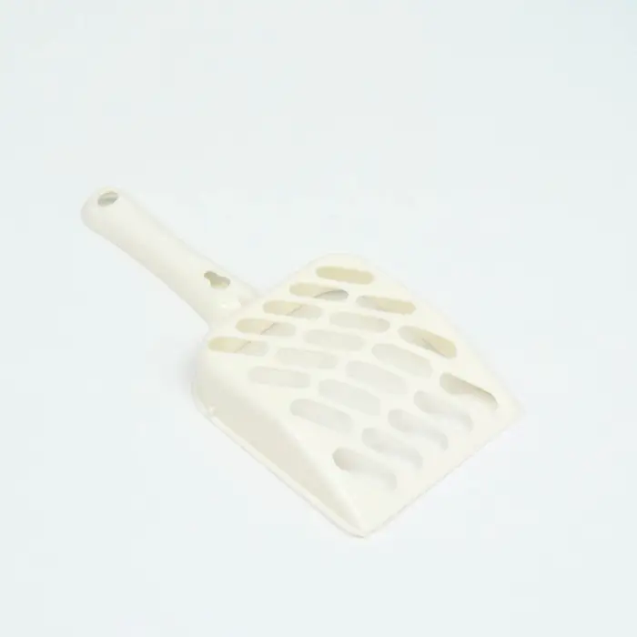 Туалет для кошек, 38&times;28&times;15 см, округлый, с бортиком и совком, синий