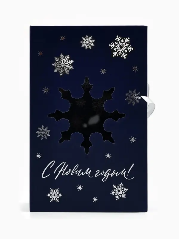 Коробка подарочная ‒ книга новогодняя &laquo;С новым годом&raquo;, 20&times;12.5&times;5 см