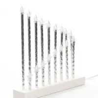 Фигура светодиодная "Лесенка звезд" 3,8х27,5х27,5 см, 17 свечей LED мод. LN1457