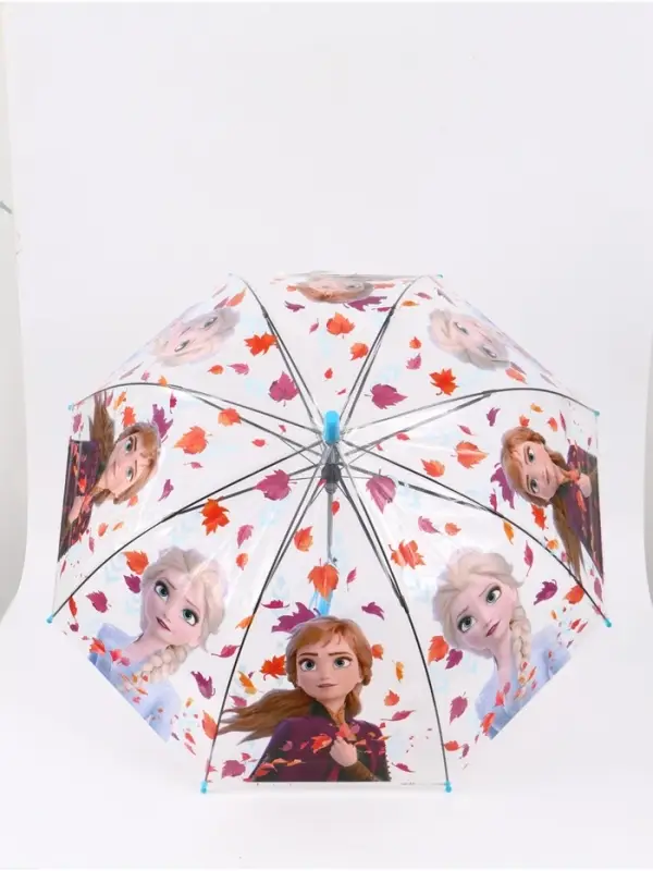 Зонт детский прозрачный купол &laquo;Холодное сердце&raquo;, d=76 см