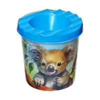 Стакан - непроливайка для рисования Calligrata &laquo;Милая панда&raquo;, 210 мл, с рисунком