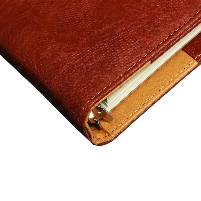 Органайзер на кольцах, обложка ПВХ, А5, 140 листов в клетку, на кнопке, с калькулятором, МИКС Органайзер на кольцах, обложка ПВХ, А5, 140 листов в клетку, на кнопке, с калькулятором, МИКС