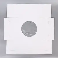 Коробка под торт, с окном, белая, 30&times;30&times;19 см