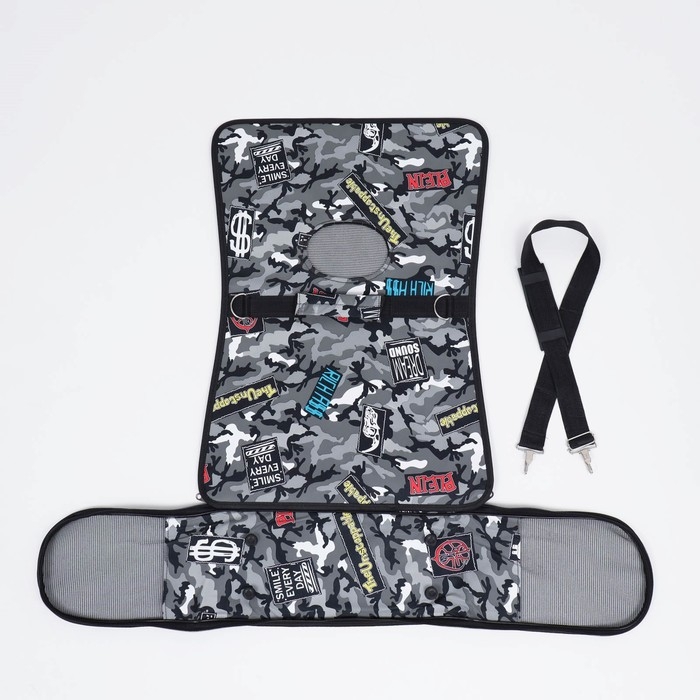 Сумка-переноска каркасная  Сумка-переноска каркасная "Камуфляж", размер L, 53 х 21 х 29 см