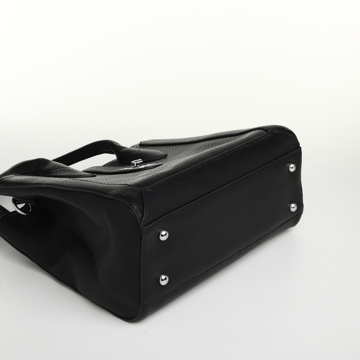 Сумка женская на молнии, TEXTURA, средний размер, цвет чёрный Сумка женская на молнии, TEXTURA, средний размер, цвет чёрный