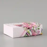 Коробка подарочная складная &laquo;От всего сердца&raquo;, 16.5&times;12&times;5 см, с лентой