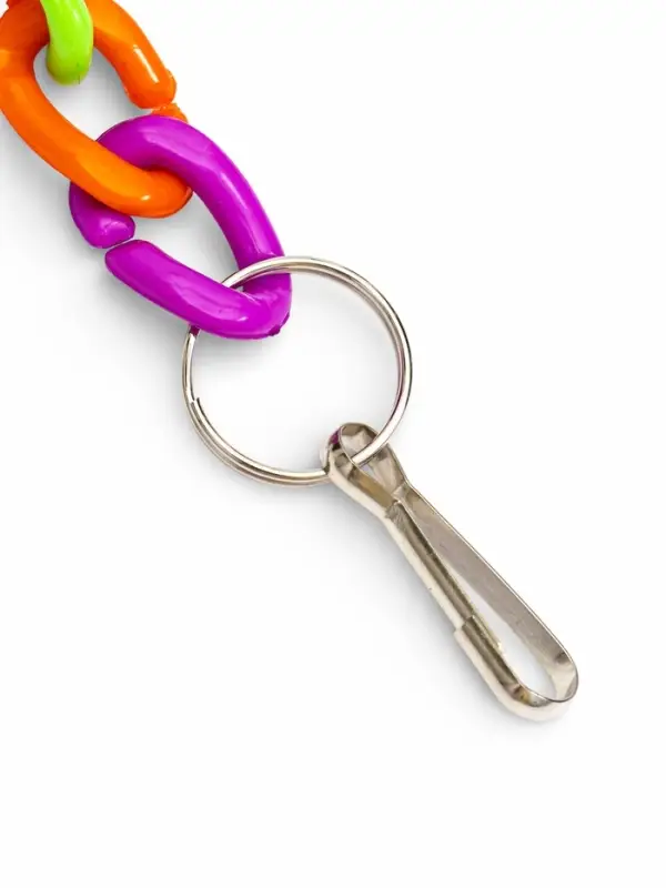 Игрушка для птиц &laquo;Кольцо и бусы&raquo;, 20&times;7 см, с колокольчиками, цвет МИКС