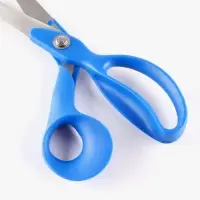 Ножницы портновские, скошенное лезвие, 10", 25 см, МИКС