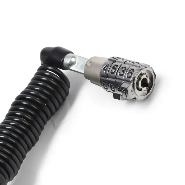 Замок навесной велосипедный LOCKLAND, пружинный, 3&times;1200 мм, кодовый замок