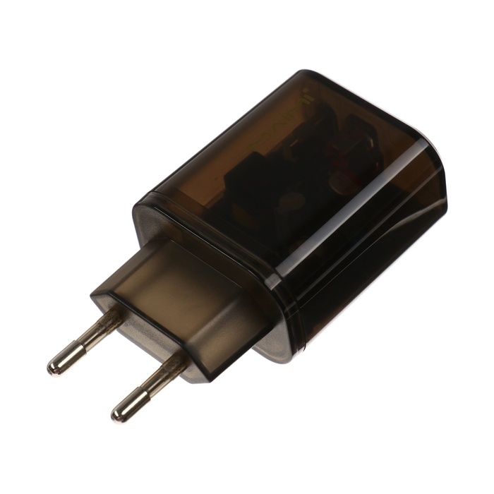Сетевое зарядное устройство Maimi C91, USB, 3 А, Type-C, 3 А, PD, полупрозрачный