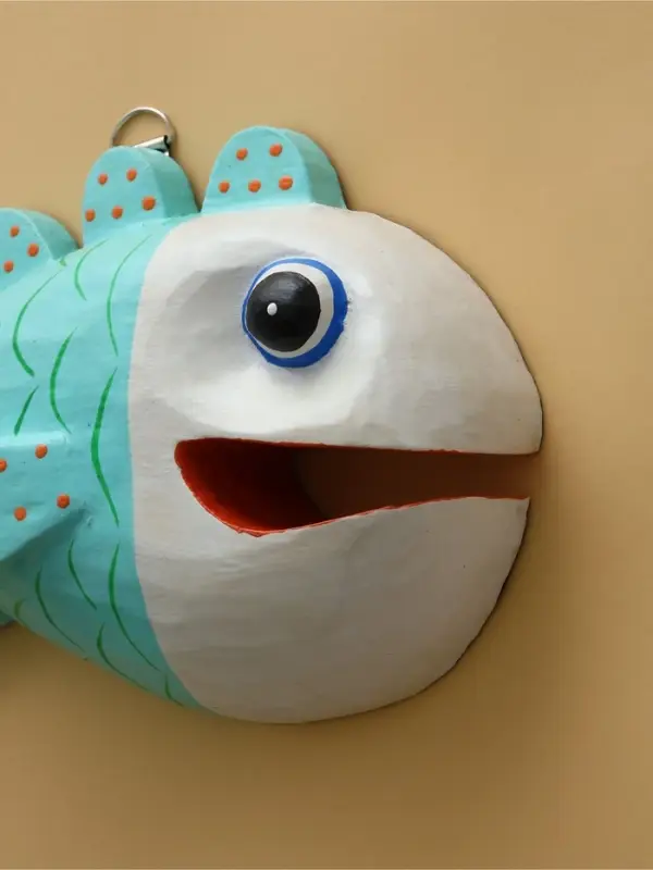 Панно  Панно "Рыба-хищник" дерево 20х12х4 см, цв. разноцветный