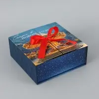 Коробки подарочные для адвент - календаря &laquo;Тёплые воспоминания&raquo;, 19&times;19&times;7.5 см