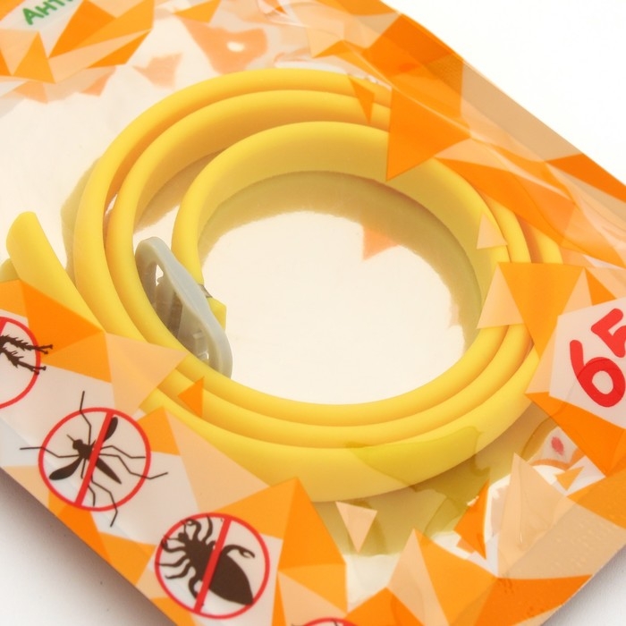 Биоошейник Биоошейник "ПИЖОН" для собак от блох и клещей, жёлтый, 65 см