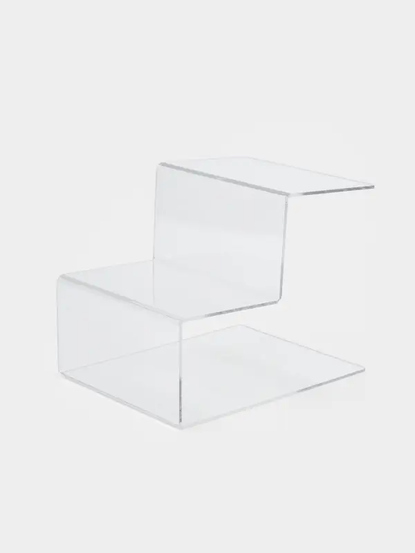 Подставка горка 2 ступеньки, 12&times;13&times;15 см, оргстекло 2 мм