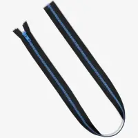 Молния &laquo;Трактор&raquo;, №5, разъёмная, замок автомат, 80 см, контрастное звено, чёрная